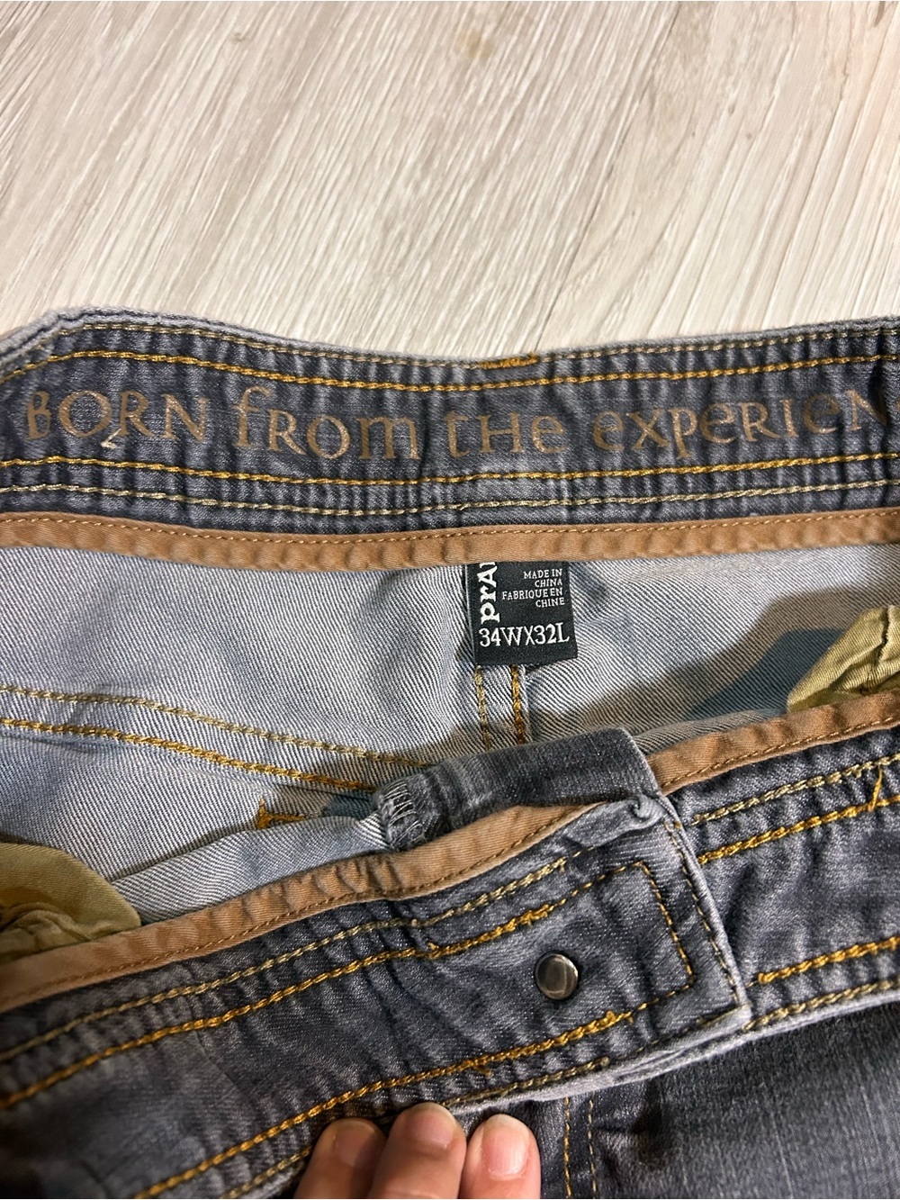 Prana Men's Straight Jeans - Charcoal Gray - Picture 3 of 4